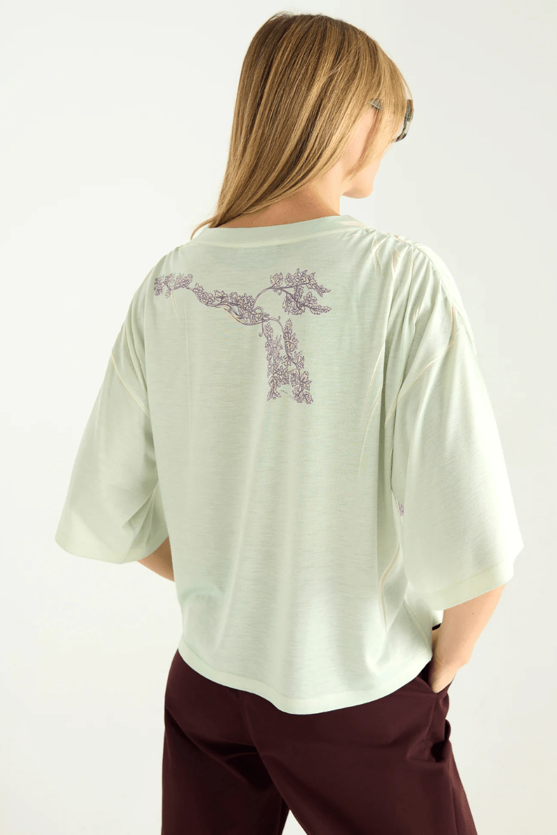 Shirts & Tops - Cotelac - Heart Strings Printed T-Shirt - Archery Close