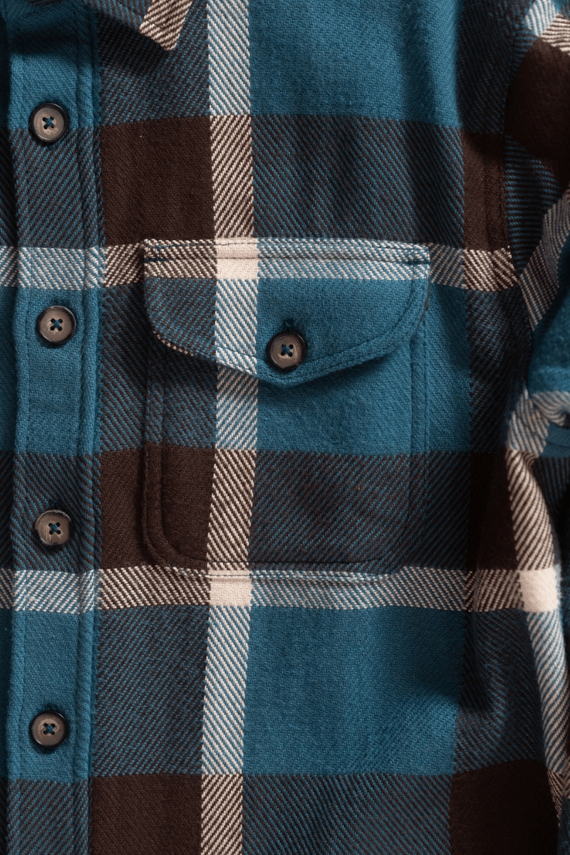 Shirts & Tops - Iron and Resin - Heavy Conejo Shirt in Blue - Archery Close