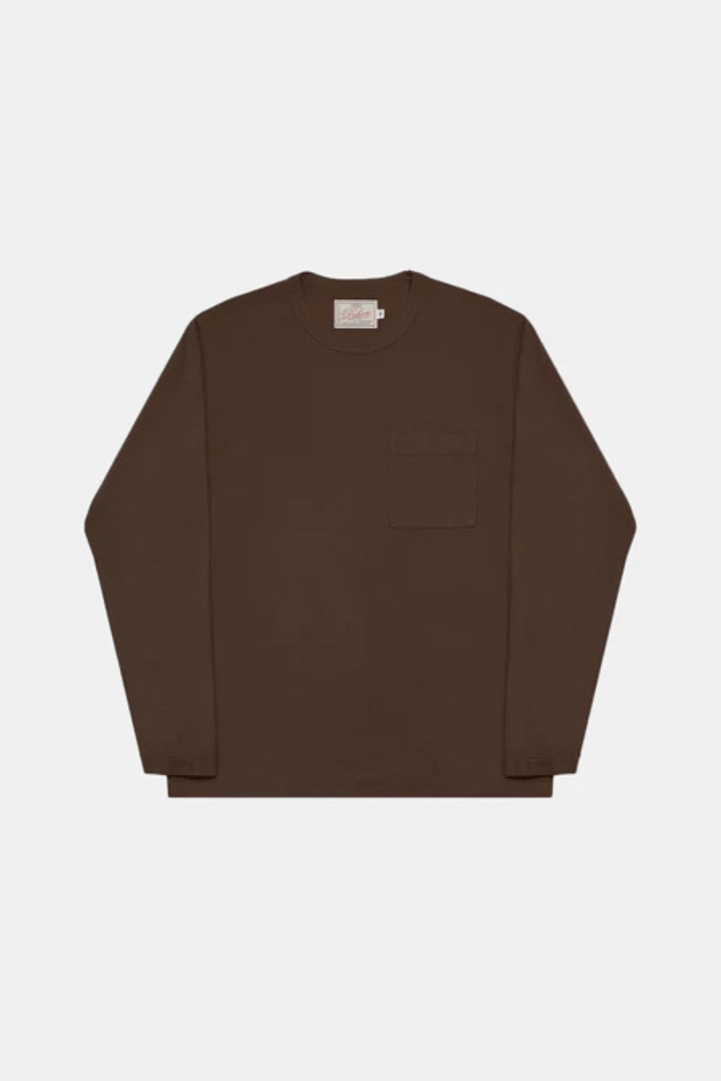 T-Shirt - Dehen 1920 - Heavy Duty Long Sleeve Tee - Brown - Archery Close