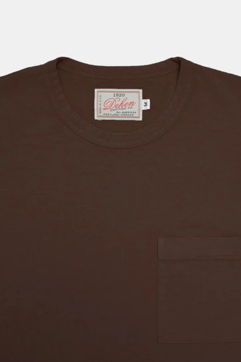 T-Shirt - Dehen 1920 - Heavy Duty Long Sleeve Tee - Brown - Archery Close