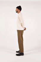 T-Shirt - Dehen 1920 - Heavy Duty Long Sleeve Tee - Natural - Archery Close