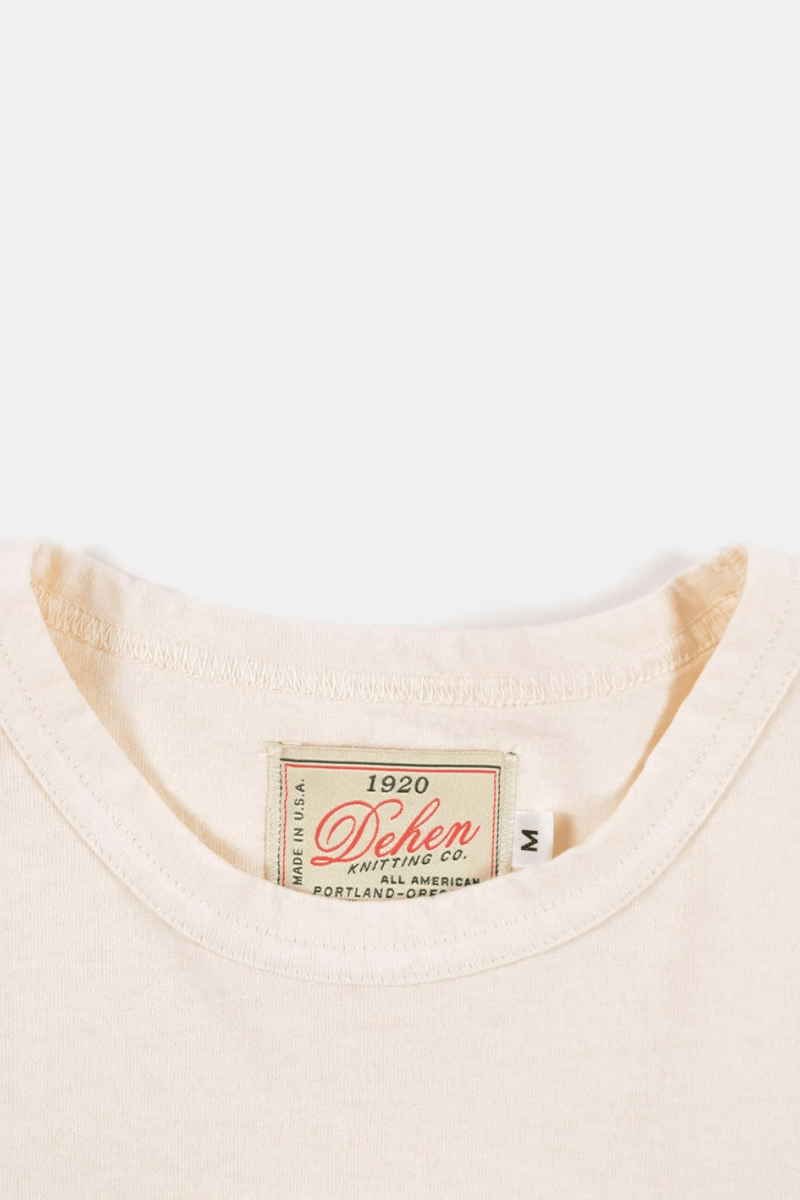 T-Shirt - Dehen 1920 - Heavy Duty Long Sleeve Tee - Natural - Archery Close