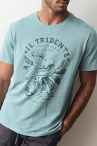 T-Shirt - Marine Layer - Hemp Cotton Relaxed Graphic Tee - Archery Close