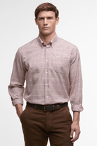 Shirts & Tops - Barbour - Henderson Thermo Weave Long - Sleeved Shirt - Archery Close