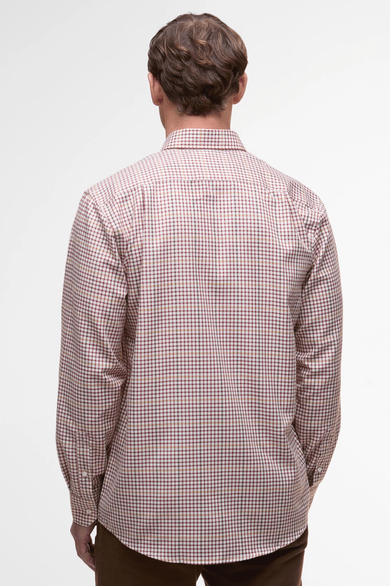 Shirts & Tops - Barbour - Henderson Thermo Weave Long - Sleeved Shirt - Archery Close