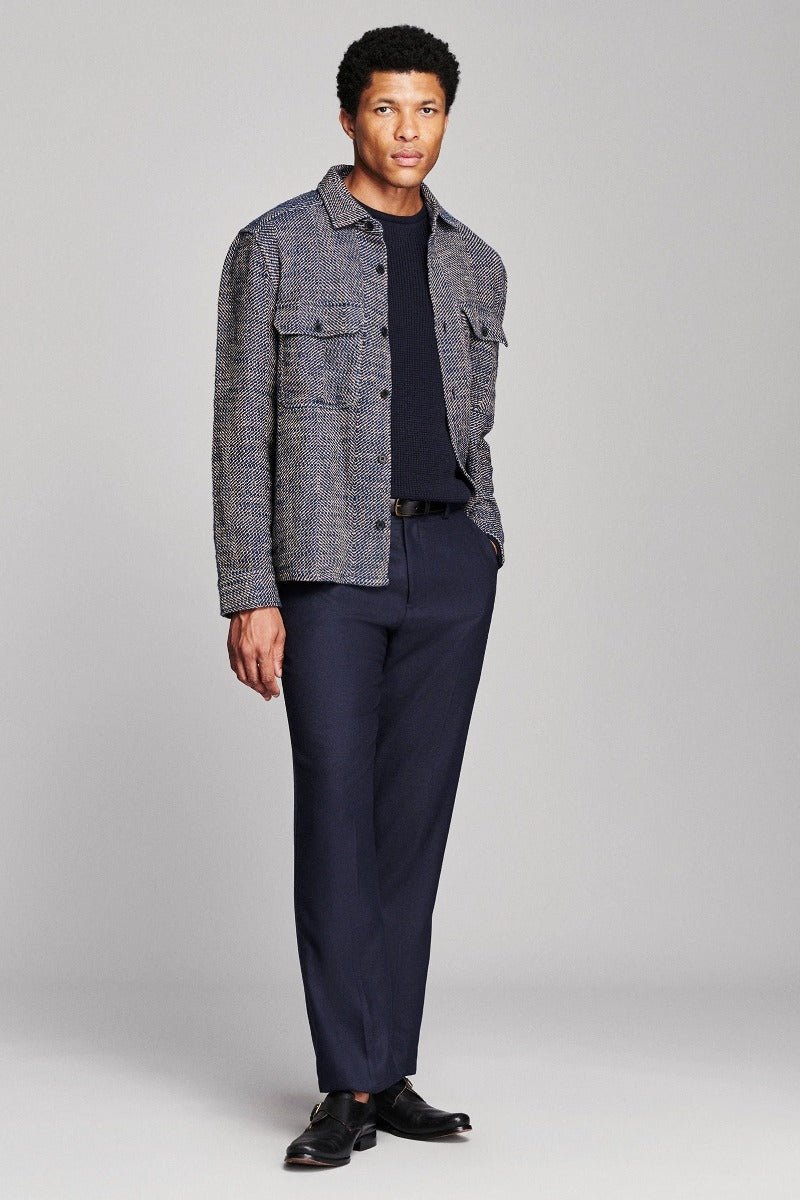 Billy Reid Herringbone CPO Overshirt