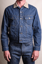 Outerwear - Freenote Cloth - High Low 13 Ounce Natural Indigo Rinsed Jacket - Archery Close