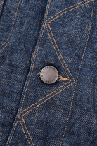 Outerwear - Freenote Cloth - High Low 13 Ounce Natural Indigo Rinsed Jacket - Archery Close