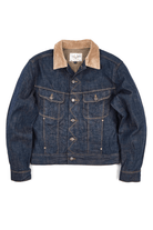 Outerwear - Freenote Cloth - High Low 13 Ounce Natural Indigo Rinsed Jacket - Archery Close