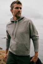 Faherty Brand High Standard Fleece Hoodie - Pebble Grey Heather