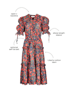 Dresses - Hunter Bell - Holloway Dress in Clementina Daisy - Archery Close