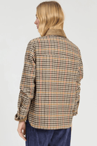 Outerwear - Vilagallo - Houndstooth Jacket with Removable Hood - Archery Close
