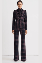 Blazer - Smythe - Hourglass Blazer in Fig Plaid - Archery Close
