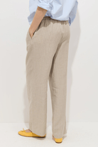 Pants - Alex Mill - Hudson Pinstripe Pant in Linen - Archery Close