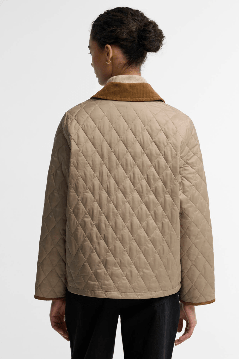 Outerwear - Barbour - Icons Cropped Liddesdale Quilted Jacket - Archery Close