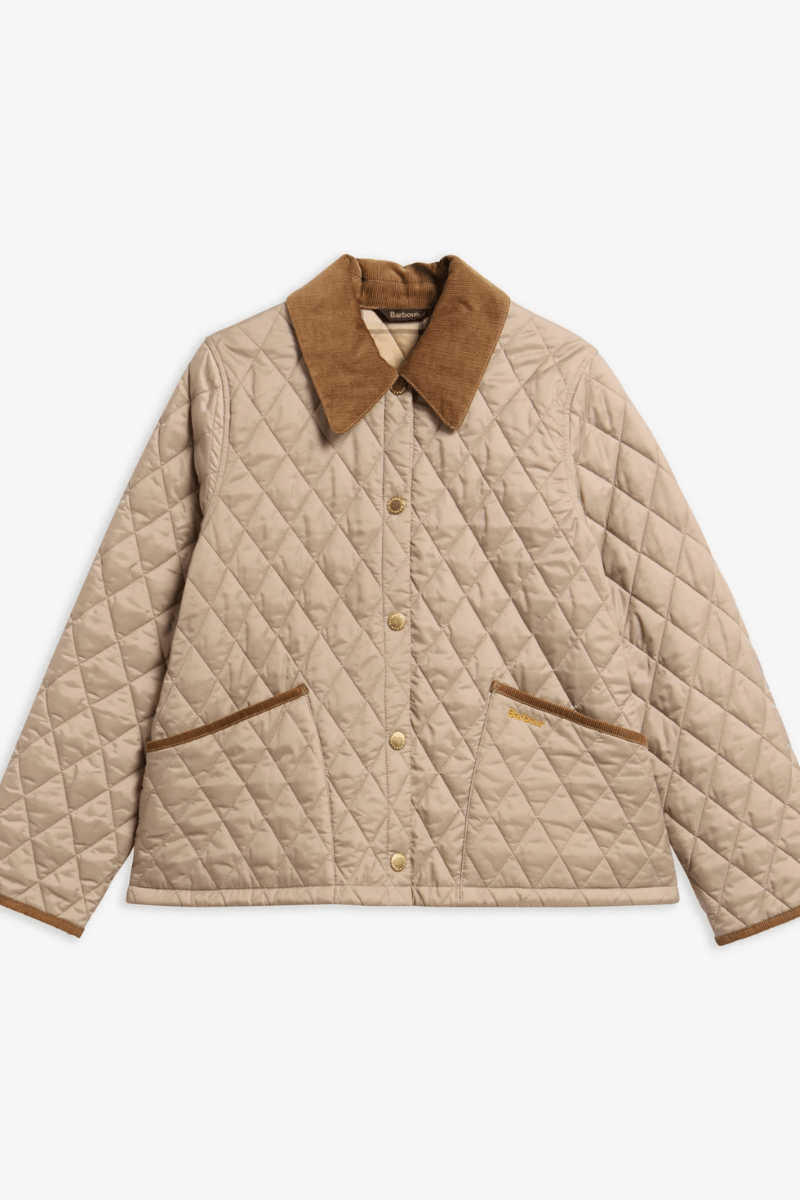 Outerwear - Barbour - Icons Cropped Liddesdale Quilted Jacket - Archery Close