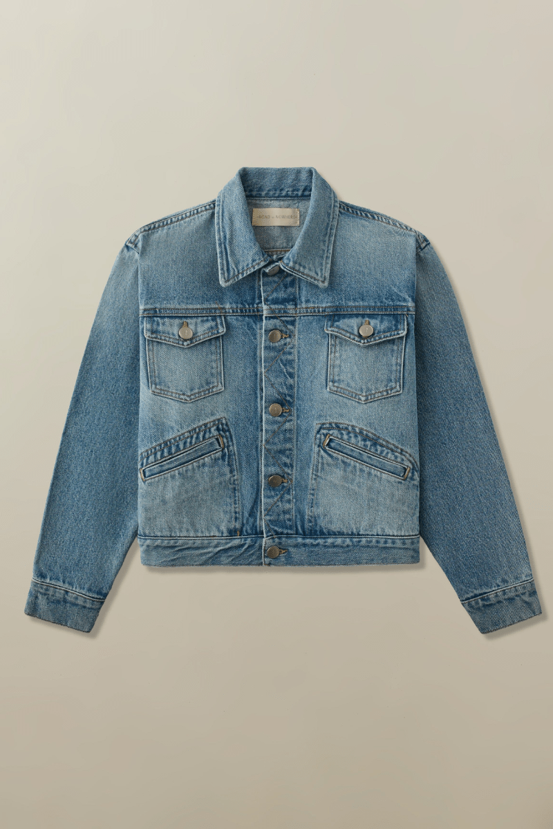 Outerwear - Road to Nowhere Clothing - Iggy Jacket in Japanese Denim - Archery Close