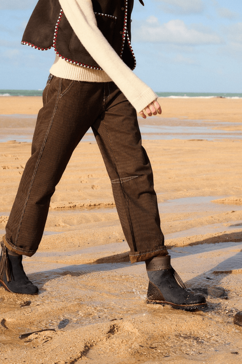 Boots - Penelope Chilvers - Inclement Cropped Tassel Boot - Archery Close