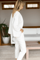 Outerwear - Emerson Fry - India Quilted Jacket in Cloud White Organic - Archery Close