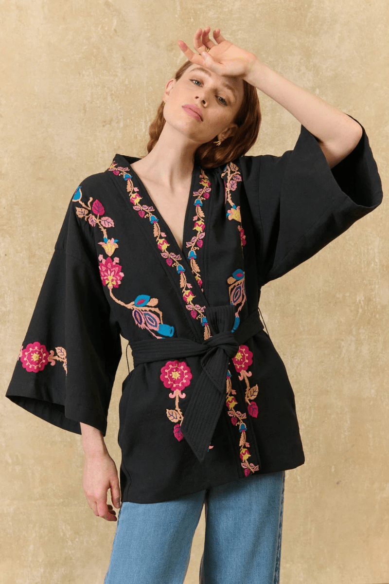 kimono - Louise Misha - Indira Kimono - Archery Close