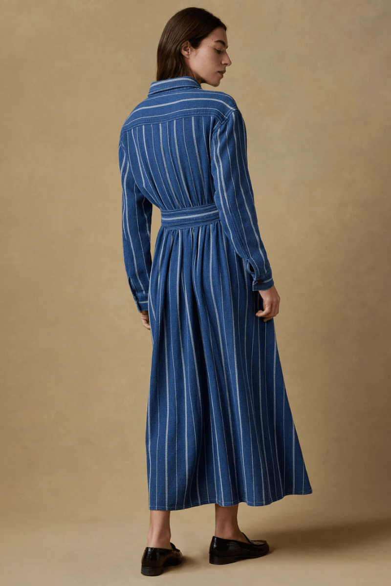 Dresses - Faherty Brand - Island Tide Julia Wrap Dress - Archery Close
