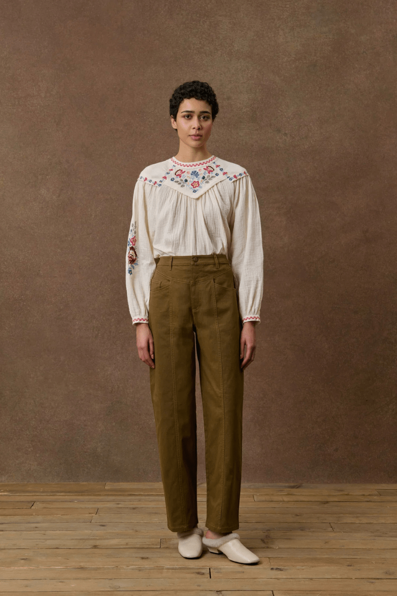 Shirts & Tops - Louise Misha - Izzy Blouse - Archery Close