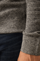 Sweater - Faherty Brand - Jackson Crew Sweater - Archery Close