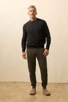 Sweater - Faherty Brand - Jackson Crew Sweater - Archery Close