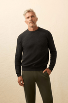 Sweater - Faherty Brand - Jackson Crew Sweater - Archery Close