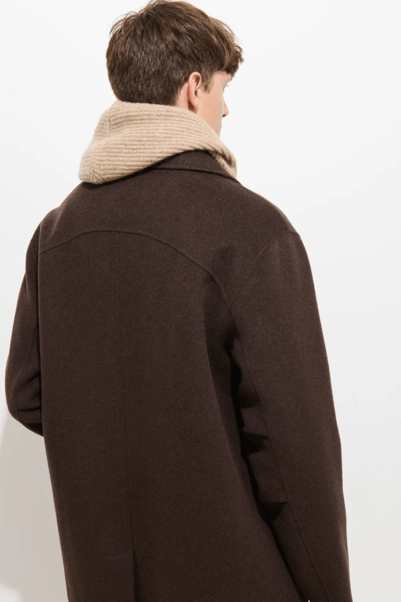 Jacob Coat in Wool - Espresso | Outerwear | Alex Mill