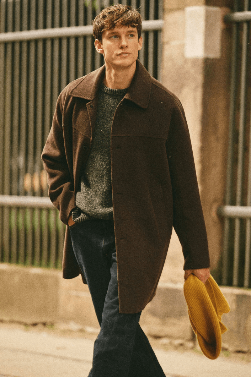Jacob Coat in Wool - Espresso | Outerwear | Alex Mill – Archery Close Jacob Coat in Wool - Espresso | Outerwear | Alex Mill – Archery Close