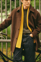 Outerwear - Alex Mill - Jacob Coat in Wool - Espresso - Archery Close