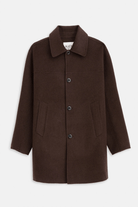 Outerwear - Alex Mill - Jacob Coat in Wool - Espresso - Archery Close