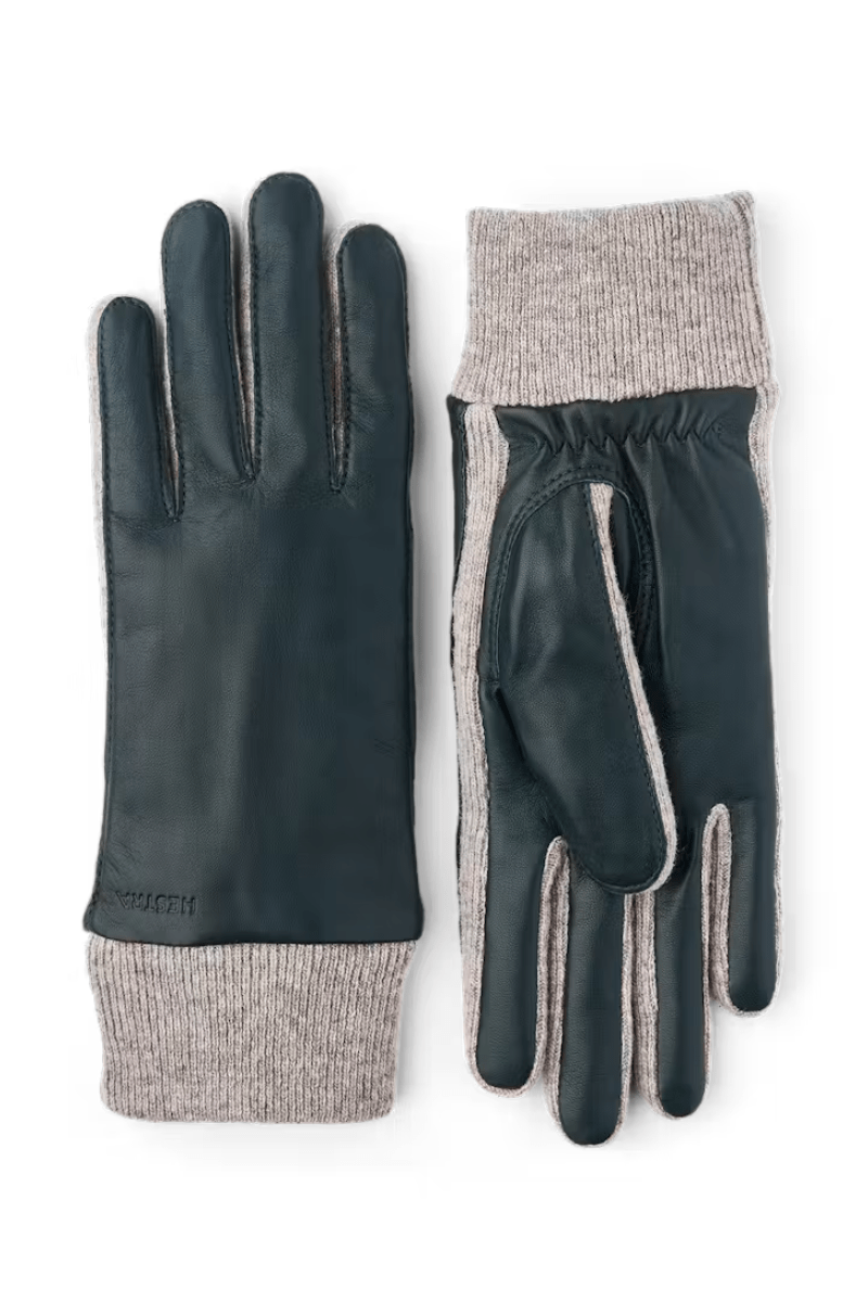 Gloves - Hestra - Jeanne Glove in Dark Forest - Archery Close
