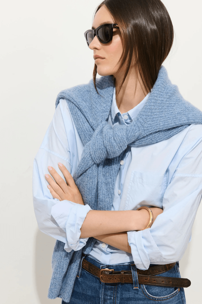 Shirts & Tops - Alex Mill - Jo Shirt in Calm Blue - Archery Close