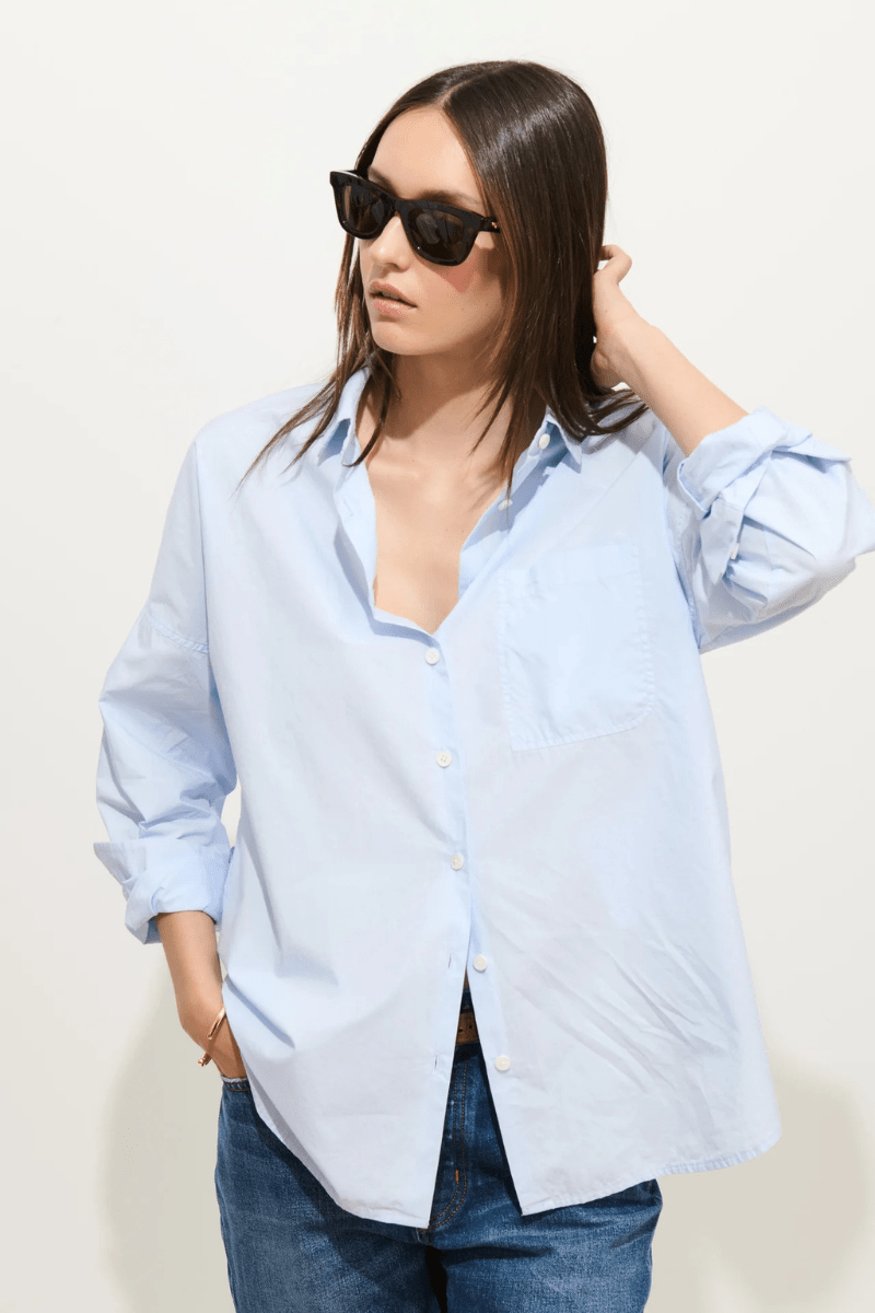 Shirts & Tops - Alex Mill - Jo Shirt in Calm Blue - Archery Close