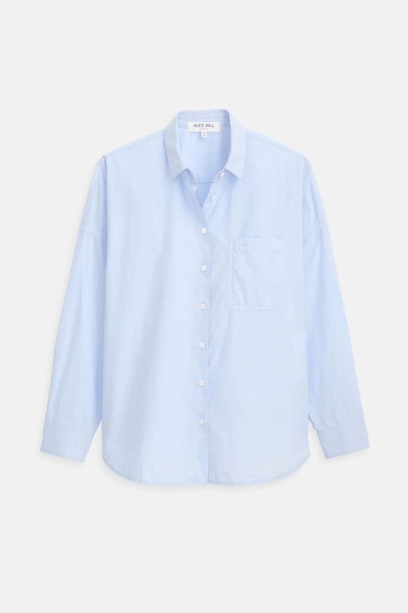 Shirts & Tops - Alex Mill - Jo Shirt in Calm Blue - Archery Close