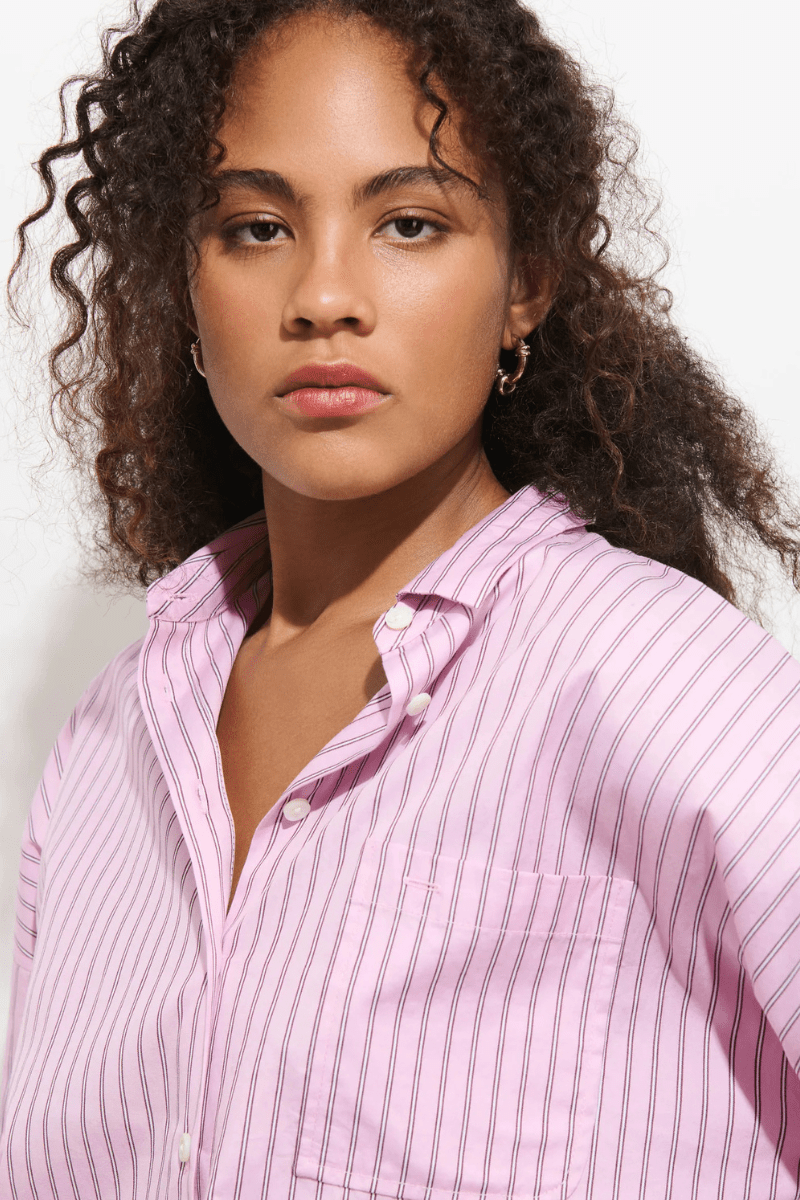 Shirts & Tops - Alex Mill - Jo Shirt in Pink Stripe - Archery Close