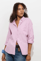 Shirts & Tops - Alex Mill - Jo Shirt in Pink Stripe - Archery Close