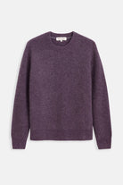 Alex Mill Jordan Sweater in Washed Cashmere - Heather Amethyst