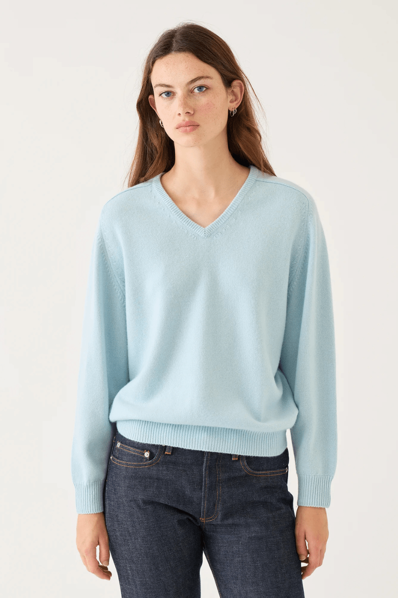 Sweater - DemyLee - Jovie Sweater in Milky Blue - Archery Close