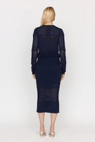 Skirts - Christy Lynn - Juno Skirt in Navy - Archery Close