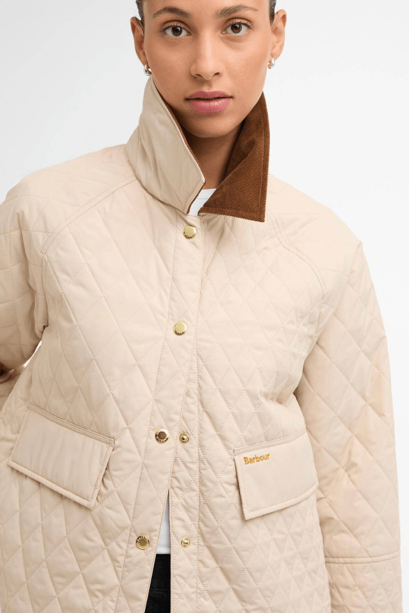 Outerwear - Barbour - Kirby Quilted Jacket in Jasmine - Archery Close