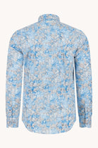 Floral patterned shirt on a white background