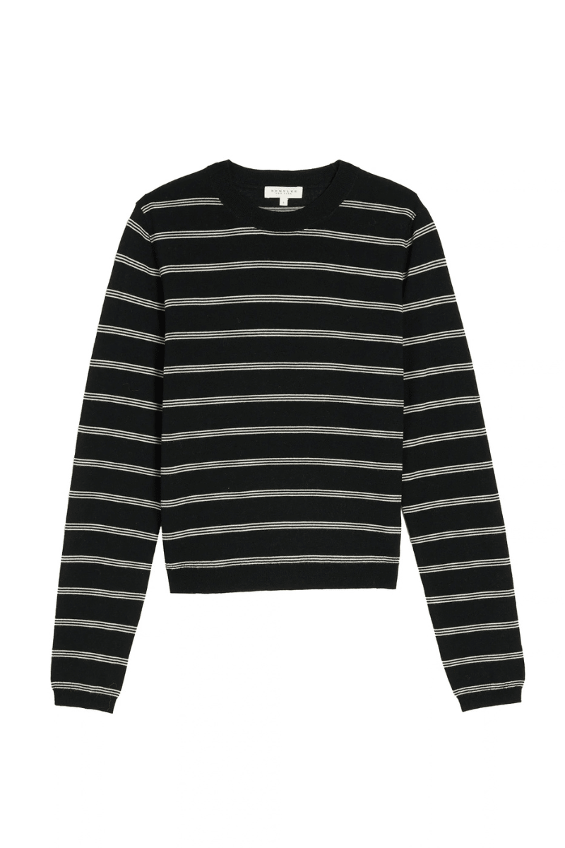 Sweater - DemyLee - Laina Stripe Sweater - Archery Close