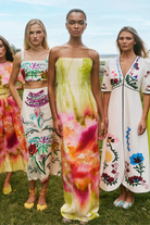 Dresses - Hunter Bell - Lainey Dress in Electric Daydream - Archery Close