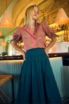 Shirts & Tops - Hunter Bell - Landon Top in Day Glow Check - Archery Close