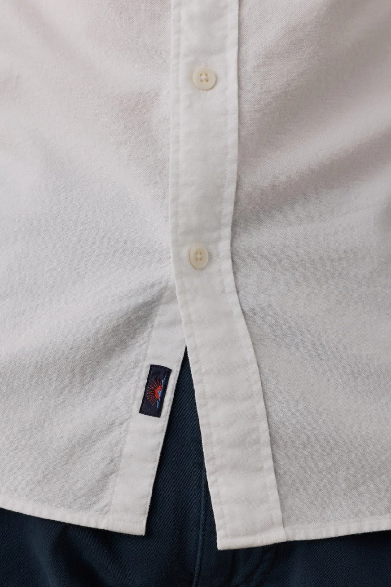 Faherty Brand Laundered Oxford Shirt - Pure White