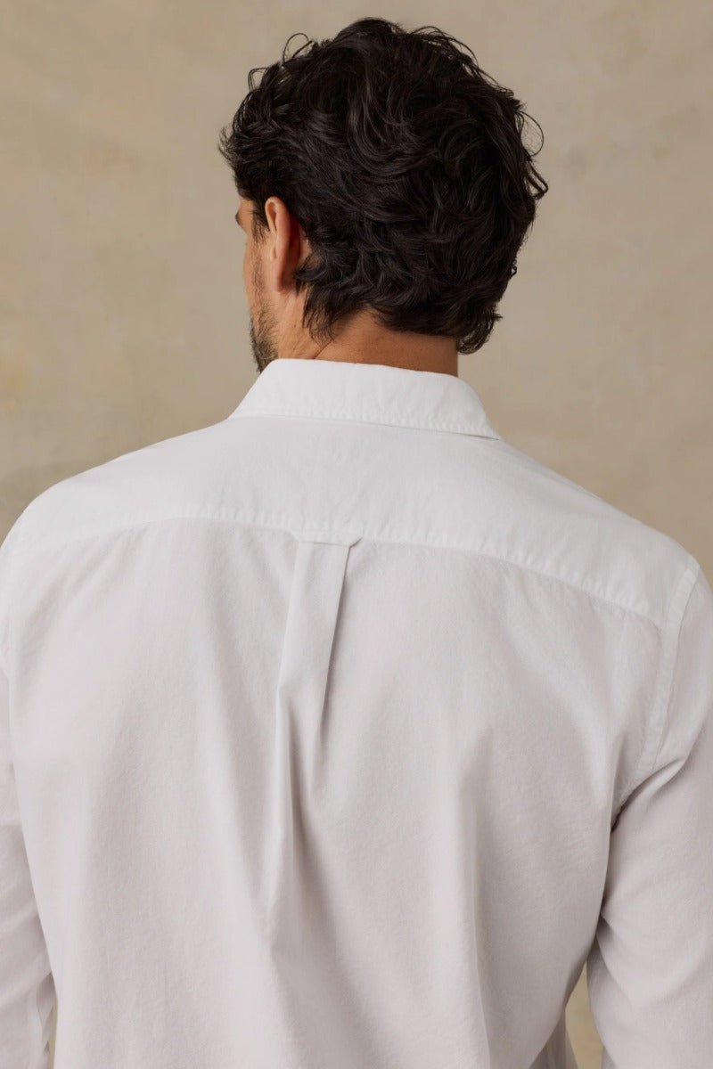 Faherty Brand Laundered Oxford Shirt - Pure White