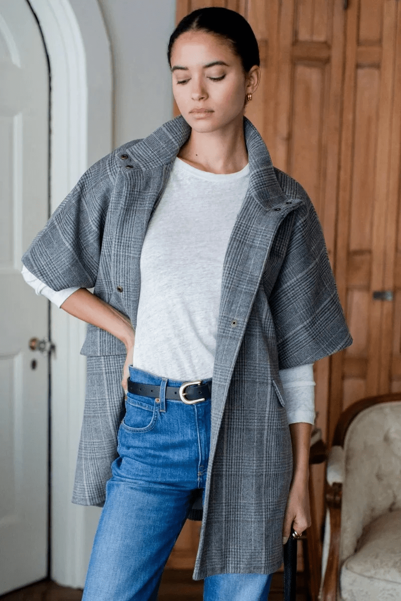 Outerwear - Emerson Fry - Layering Jacket - Greyson Plaid - Archery Close
